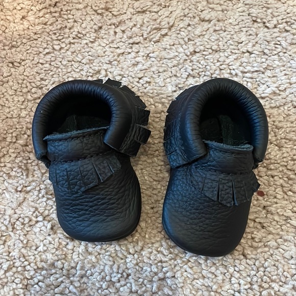 Leather Baby Moccasins - Picture 1 of 2
